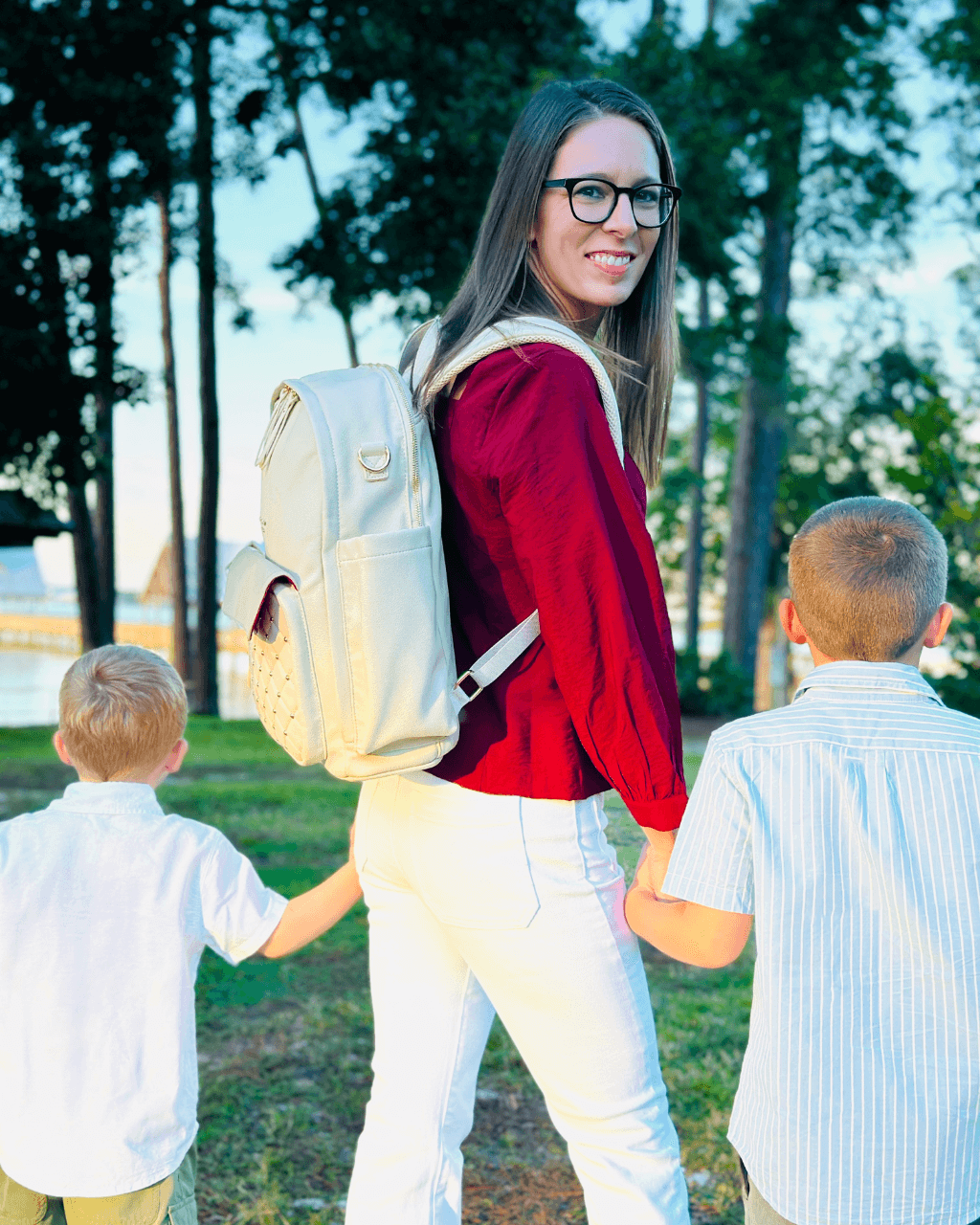 The Daphne Diaper Bag - Sandstone - LittleLullabyLoft