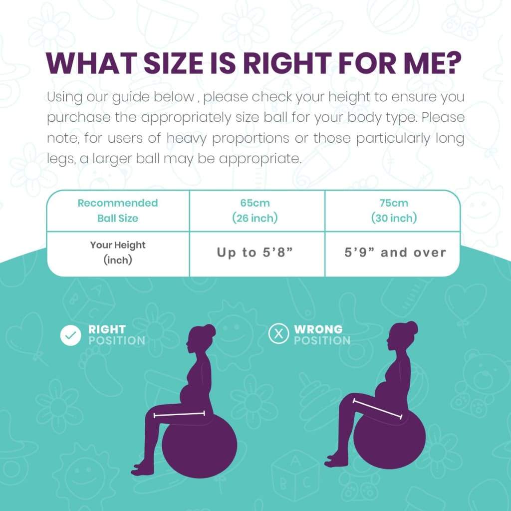 Buy The Birth Ball | # 1 Selling Birthing Ball For Pregnancy and Labor - FREE Rush Shipping - LittleLullabyLoft