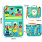 Children's Busy Board Dressing and Buttoning Learning Book Toy - LittleLullabyLoft