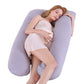 U-Shaped Maternity Pillow – Cooling Pregnancy Support Pillow - LittleLullabyLoft