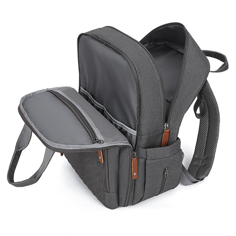 Multi-Functional Diaper Bag with Changing Pad Warming Compartment