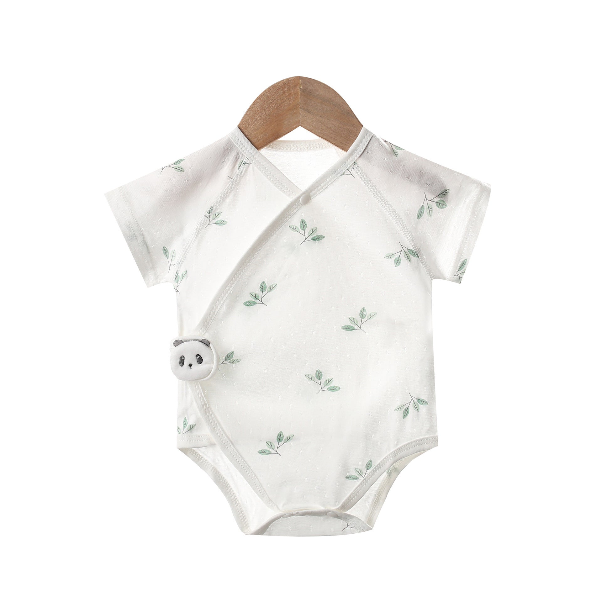 Pure Cotton Newborn Short Sleeve One-Piece Baby Romper