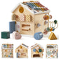 Tiny Land® Cottage Activity Cube - Morandi - LittleLullabyLoft