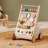Tiny Land® Versatile Natural Wooden Baby Walker - LittleLullabyLoft