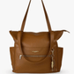 The Lillian Diaper Bag - Cognac - LittleLullabyLoft