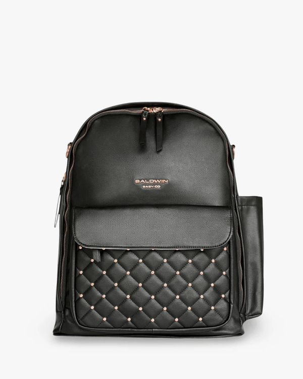 The Daphne Diaper Bag - Onyx - LittleLullabyLoft