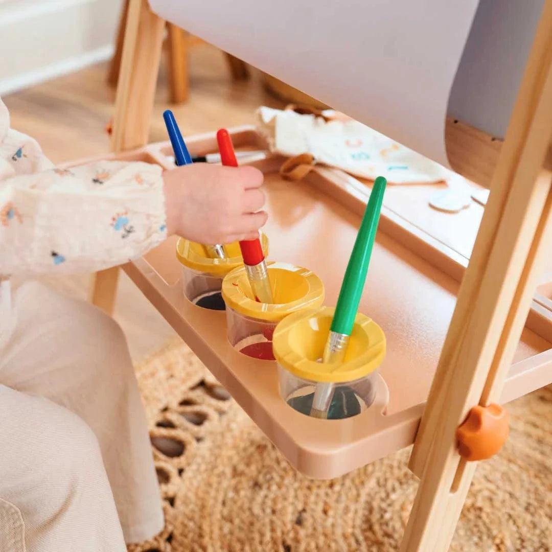 Tiny Land® Caramel Magnitales Easel for Kids - LittleLullabyLoft