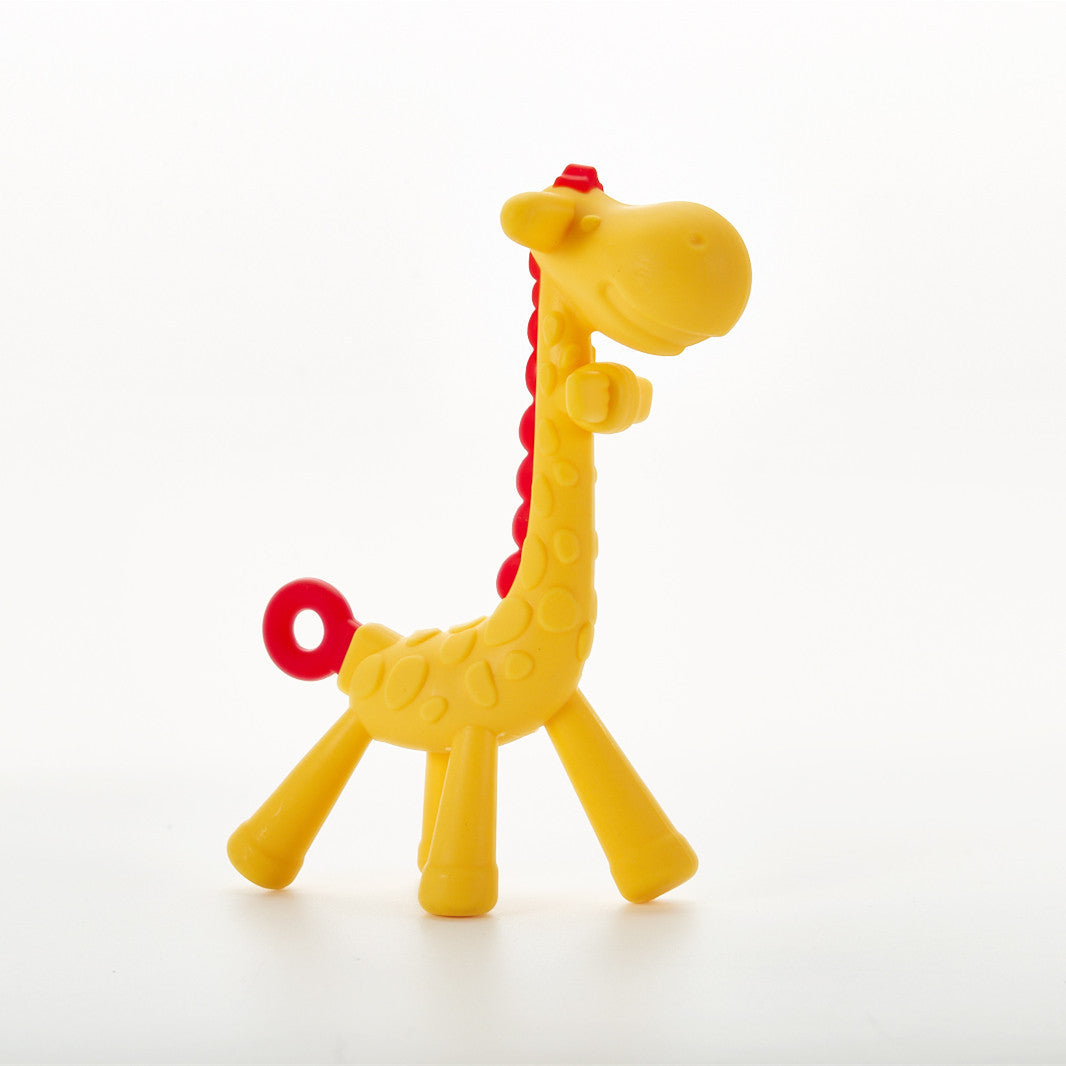 Giraffe Toy for Baby Teether Molar Stick - LittleLullabyLoft