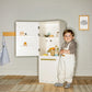 Tiny Land® Play Kitchen Accessories – Play Kitchen Fridge: Wooden Cabinet Refrigerator for Kids - LittleLullabyLoft