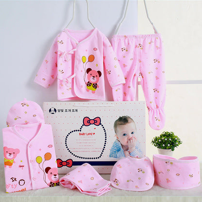 Pure Cotton Newborn Gift Set Maternal and Baby Products - LittleLullabyLoft