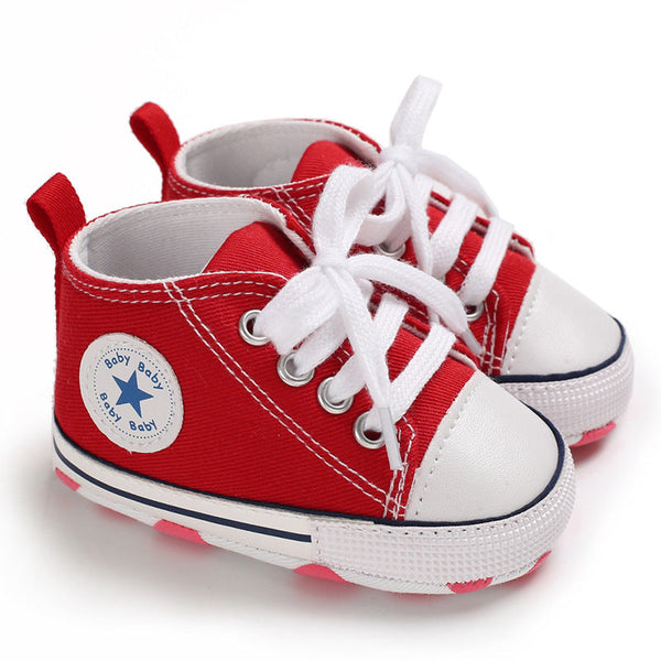 Baby soft-soled shoesBaby shoes canvas shoes - LittleLullabyLoft