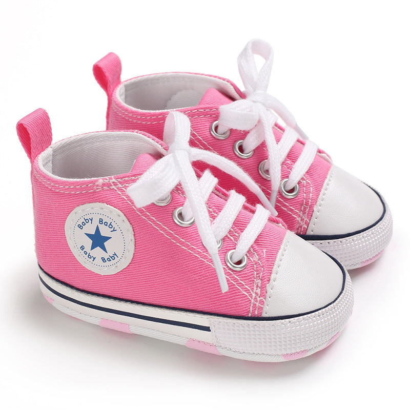 Baby soft-soled shoesBaby shoes canvas shoes - LittleLullabyLoft