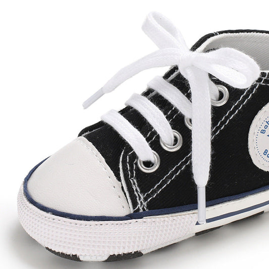 Baby soft-soled shoesBaby shoes canvas shoes - LittleLullabyLoft