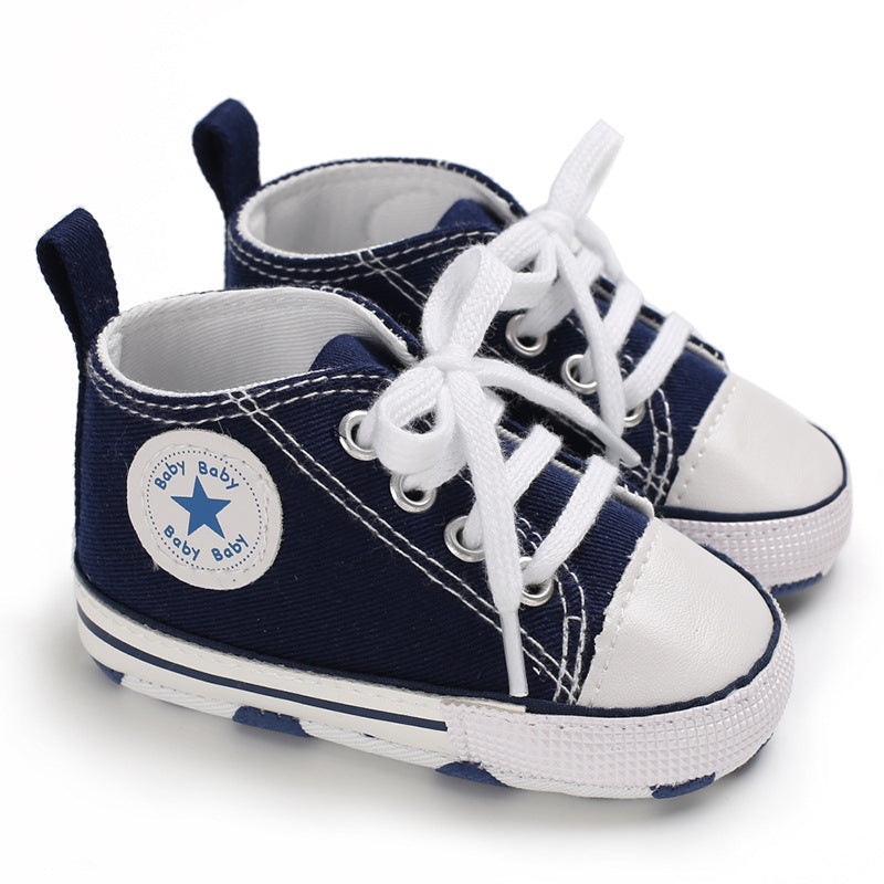 Baby soft-soled shoesBaby shoes canvas shoes - LittleLullabyLoft