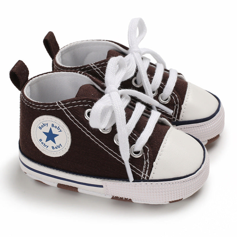 Baby soft-soled shoesBaby shoes canvas shoes - LittleLullabyLoft