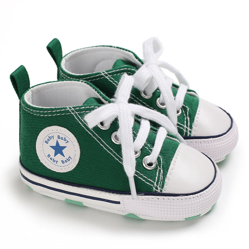 Baby soft-soled shoesBaby shoes canvas shoes - LittleLullabyLoft