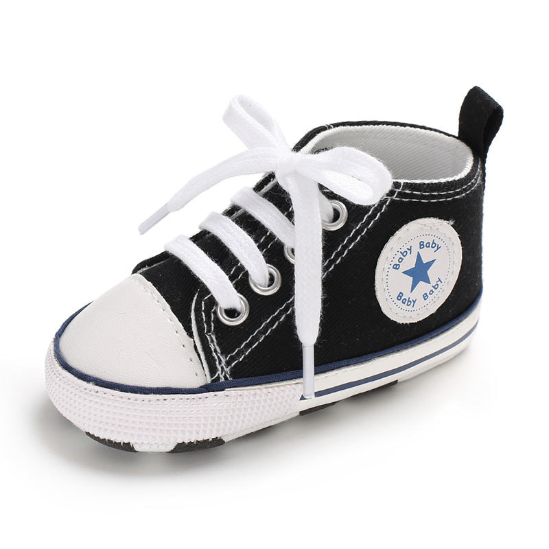 Baby soft-soled shoesBaby shoes canvas shoes - LittleLullabyLoft