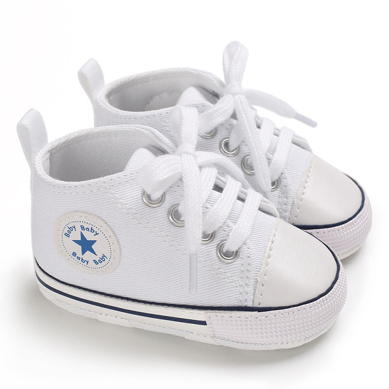 Baby soft-soled shoesBaby shoes canvas shoes - LittleLullabyLoft