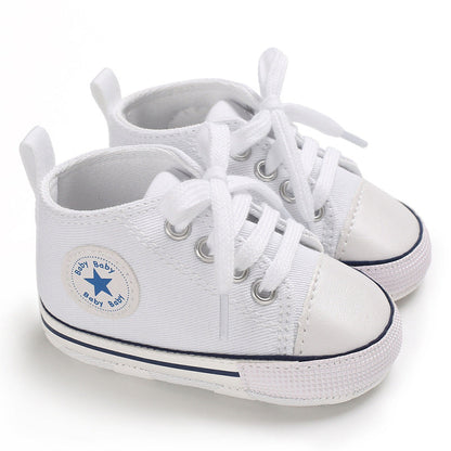 Baby soft-soled shoesBaby shoes canvas shoes - LittleLullabyLoft