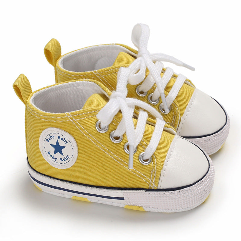 Baby soft-soled shoesBaby shoes canvas shoes - LittleLullabyLoft