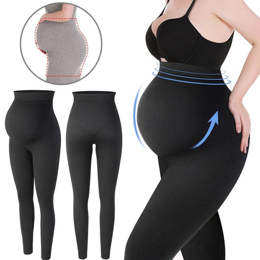 Maternity Leggings High Waist Pants Women Pregnancy Clothes - LittleLullabyLoft