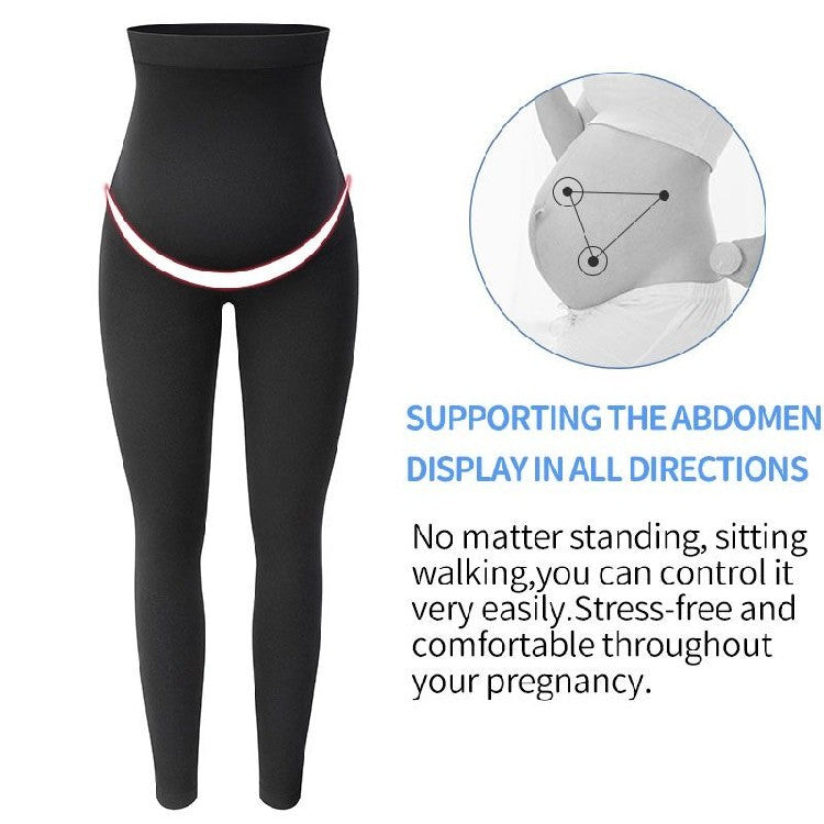 Maternity Leggings High Waist Pants Women Pregnancy Clothes - LittleLullabyLoft