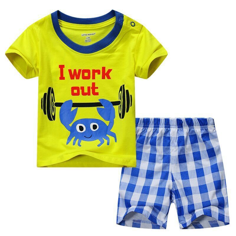 Boys' Summer Clothing Set for Kids Casual Wear