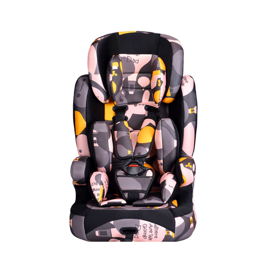 Foldable Portable Baby Car Seat with Carry Basket
