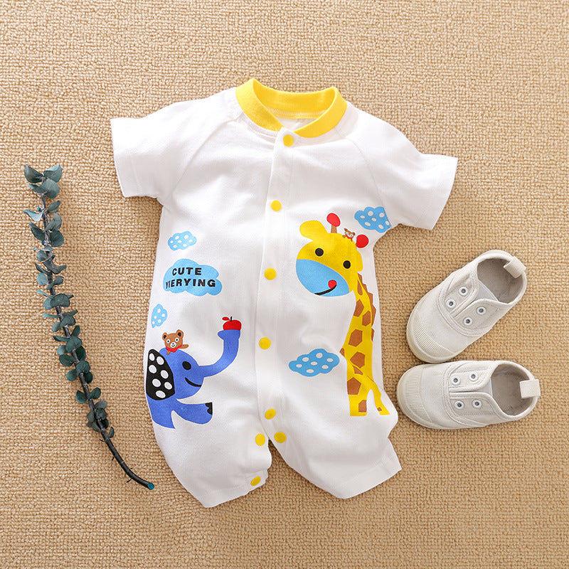 Baby Short Sleeve Casual Onesie for Everyday Comfort