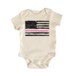 Woman First Responder Girl Flag Baby Gift Baby Bodysuit