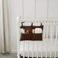 Baby Crib Diaper Caddy Storage Organizer Nursery Room - LittleLullabyLoft