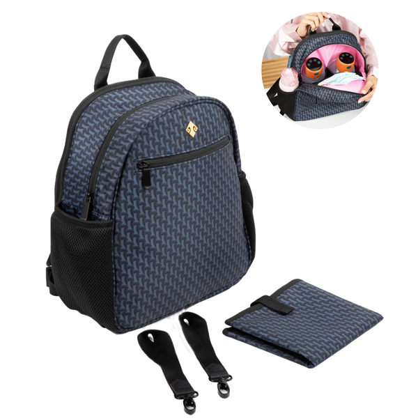 Small Claremont Diaper Bag Backpack Compact Baby Travel