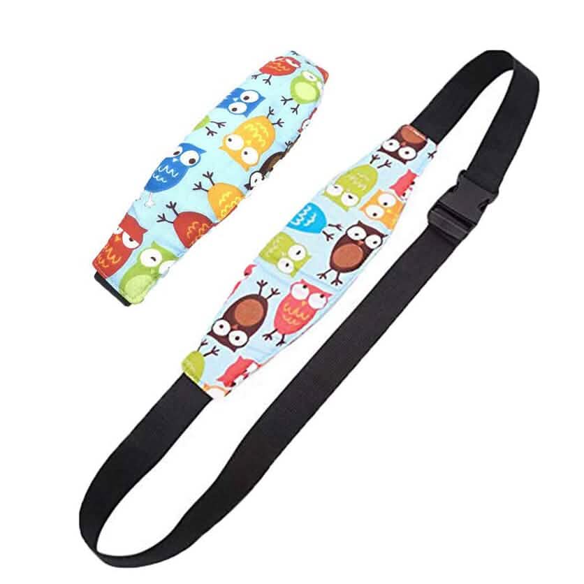 2-Pack: Kids Safety Head Support Band and Toddler Car Seat Neck Relief - LittleLullabyLoft