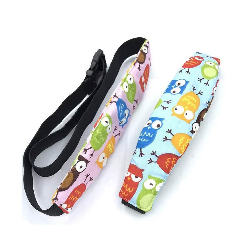 2-Pack: Kids Safety Head Support Band and Toddler Car Seat Neck Relief - LittleLullabyLoft