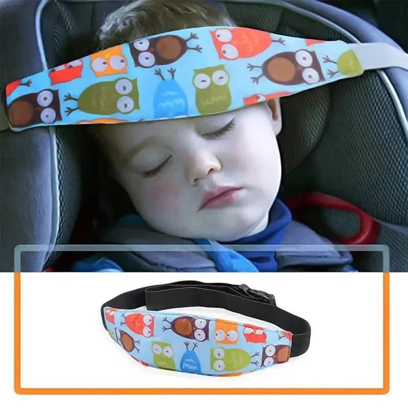 2-Pack: Kids Safety Head Support Band and Toddler Car Seat Neck Relief - LittleLullabyLoft
