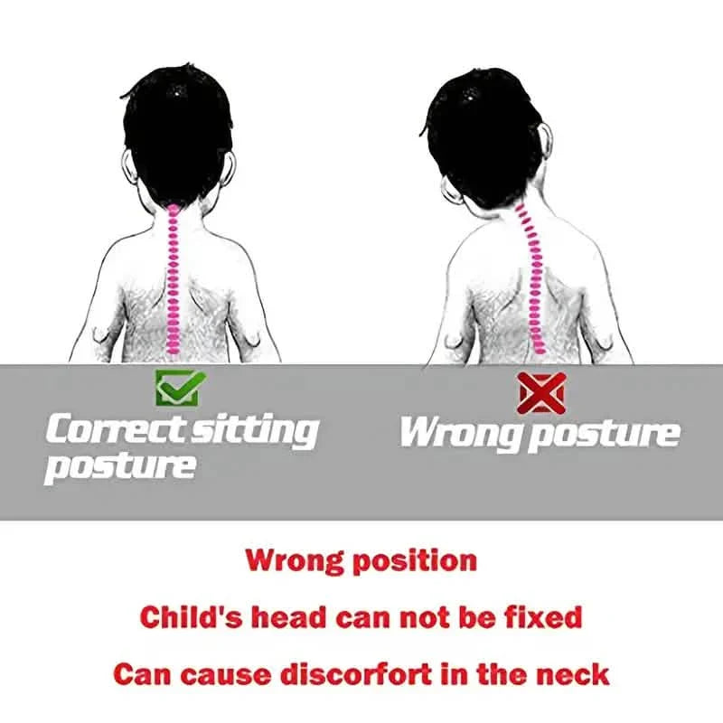 2-Pack: Kids Safety Head Support Band and Toddler Car Seat Neck Relief - LittleLullabyLoft