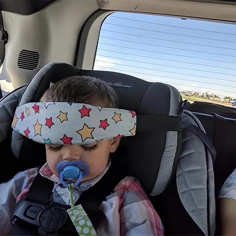 2-Pack: Kids Safety Head Support Band and Toddler Car Seat Neck Relief - LittleLullabyLoft