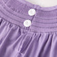 Purple Halloween Smock Embroidery Baby Girl Dress