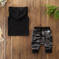 Toddler Baby Boy Hooded Shirt Camo Pants Outfit Set - LittleLullabyLoft