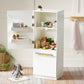 Tiny Land® Play Kitchen Accessories – Play Kitchen Fridge: Wooden Cabinet Refrigerator for Kids - LittleLullabyLoft