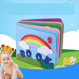 Felt Busy Board 3D Educational Learning Activity Book - LittleLullabyLoft