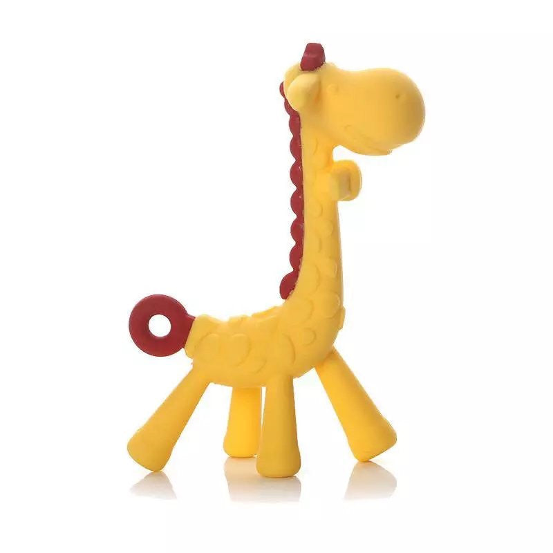 Giraffe Toy for Baby Teether Molar Stick - LittleLullabyLoft