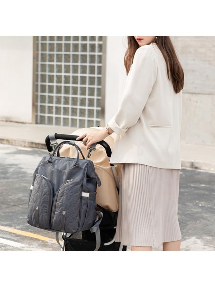 Portable Folding Crib Diaper Backpack with Changing Pad Travel