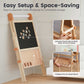 Tiny Land® Caramel Magnitales Easel for Kids - LittleLullabyLoft