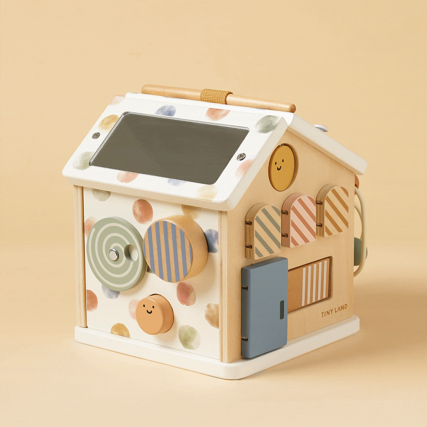 Tiny Land® Cottage Activity Cube - Morandi - LittleLullabyLoft