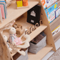 2in1 Montessori Shelf for Books and Toys - LittleLullabyLoft