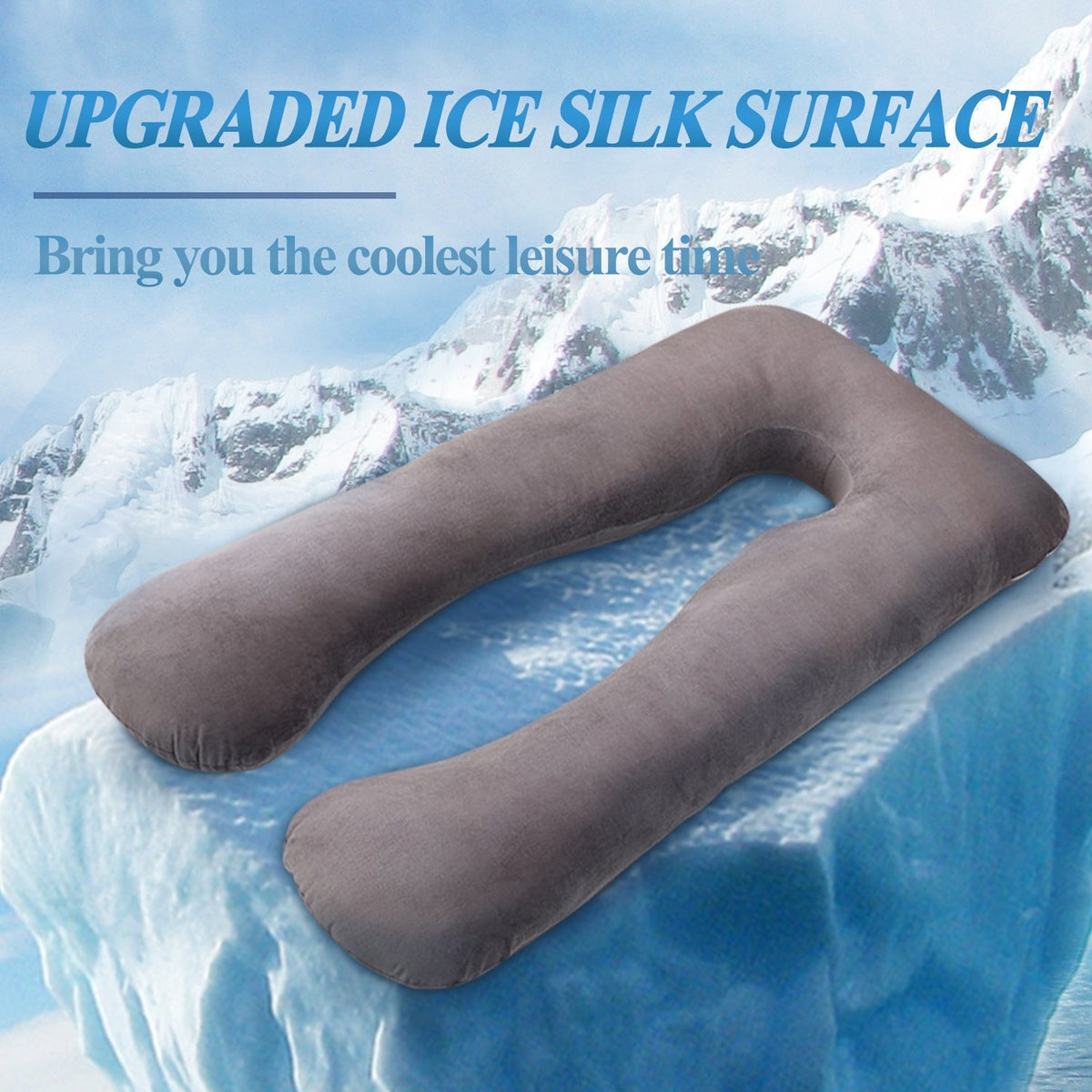 U-Shaped Maternity Pillow – Cooling Pregnancy Support Pillow - LittleLullabyLoft