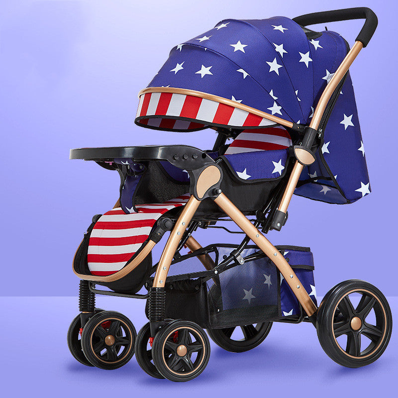Lightweight Foldable Baby Stroller for Everyday Travel Convenience