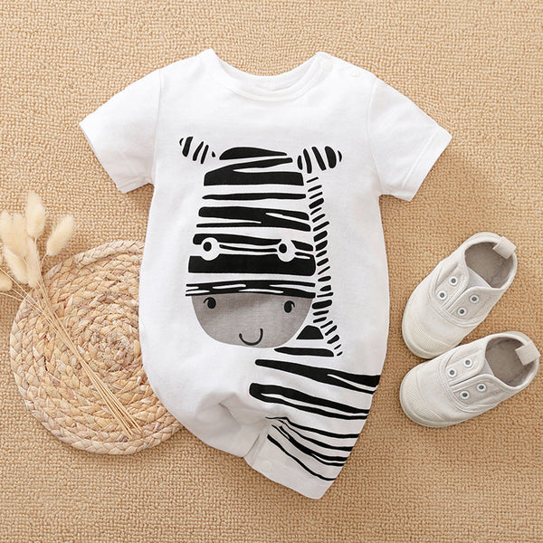 Baby Short Sleeve Casual Onesie for Everyday Comfort