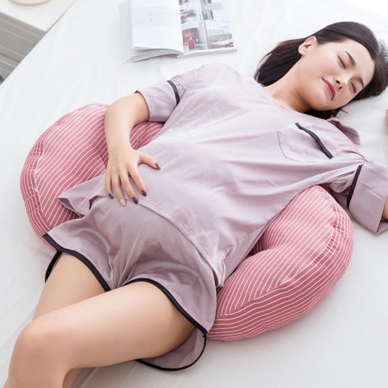 U-Shaped Pregnancy Pillow for Belly and Side Sleepers